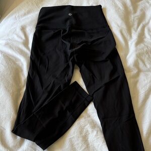lululemon athletica Black wunder under Leggings